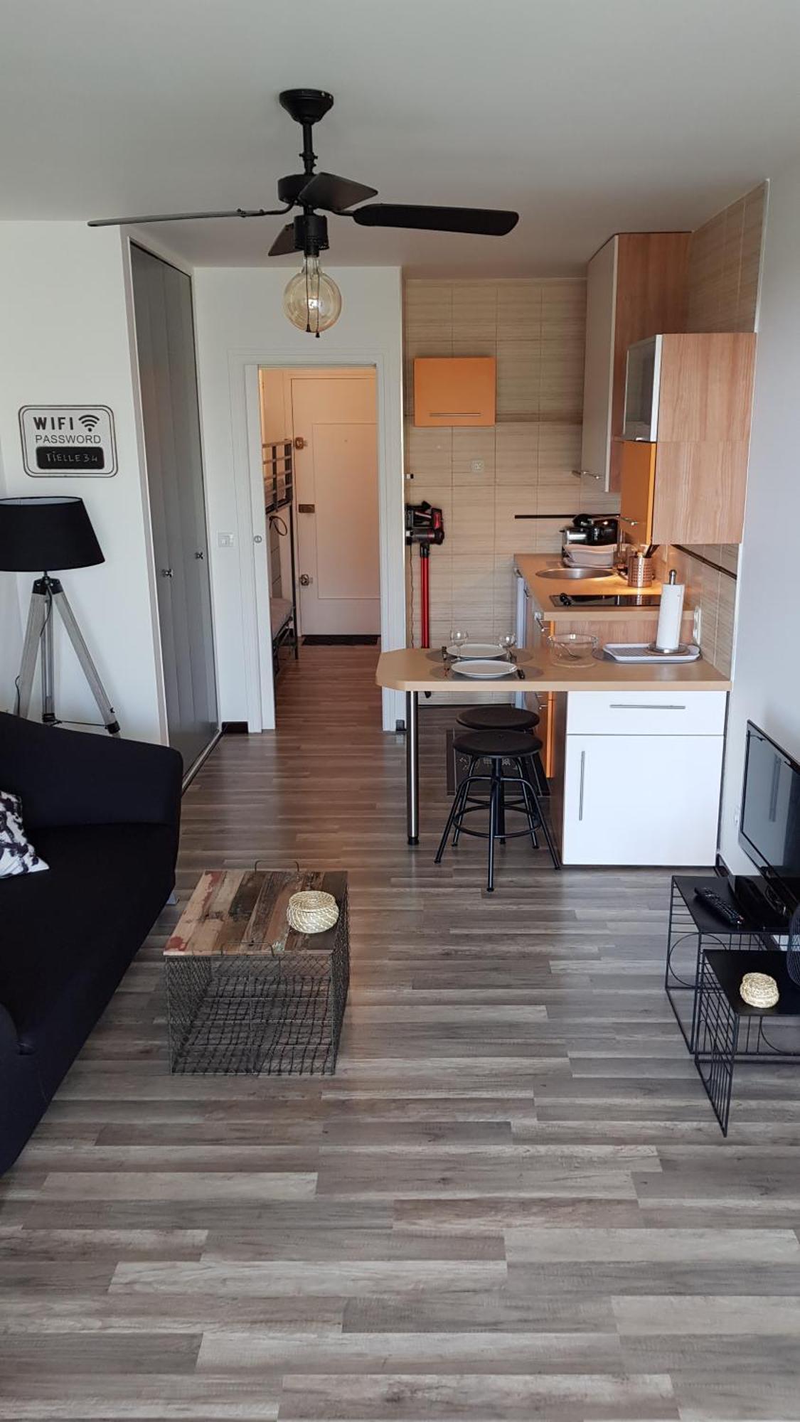 La Plage Vous Appartient - Studio Cabine Vue Mer Apartment แซ็ต ภายนอก รูปภาพ