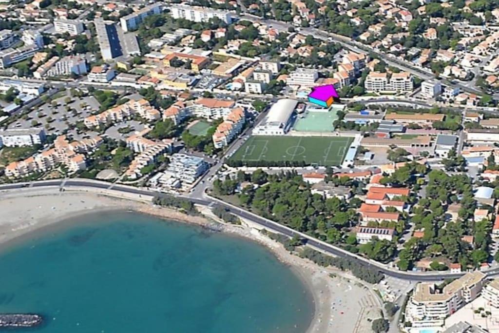La Plage Vous Appartient - Studio Cabine Vue Mer Apartment แซ็ต ภายนอก รูปภาพ